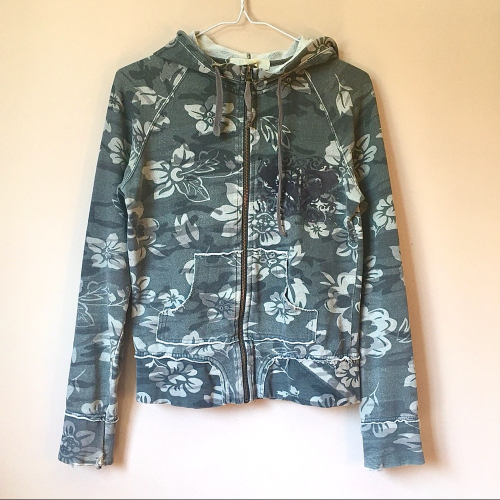 🌊 Y2K Roxy Zip-Up 🌊 - Picture 4 of 10